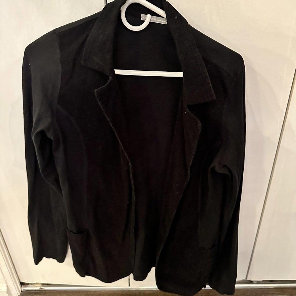 Black James Perse Blazer - Corduroy and Cotton - Size 3 (Large)